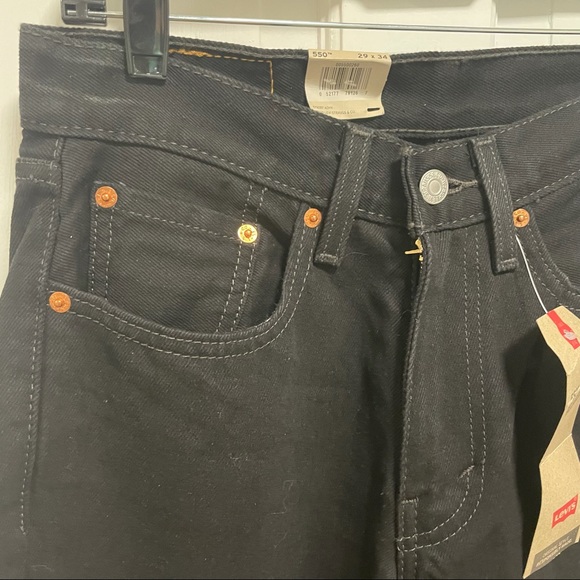 Levi’s 🖤 550 relaxed black straight leg jeans - Picture 4 of 6